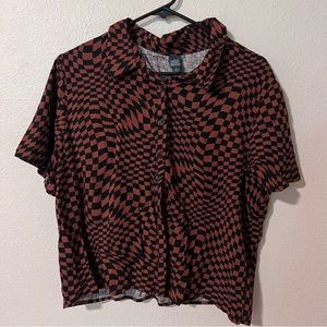 Wild Fable Checkered Button Up Shirt